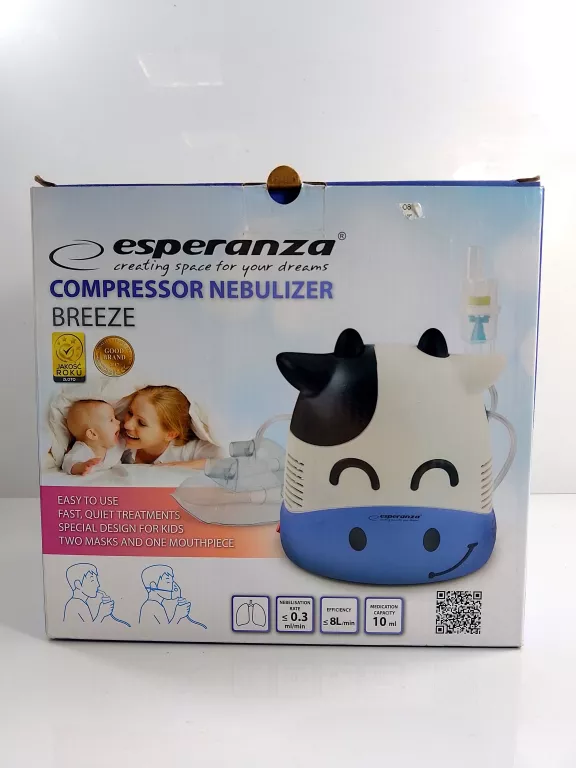 INHALATOR NEBULIZATOR DLA DZIECKA KRÓWKA