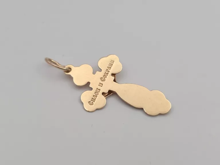 ZŁOTA ZAWIESZKA KRZYŻYK - 585 14K 1,21G