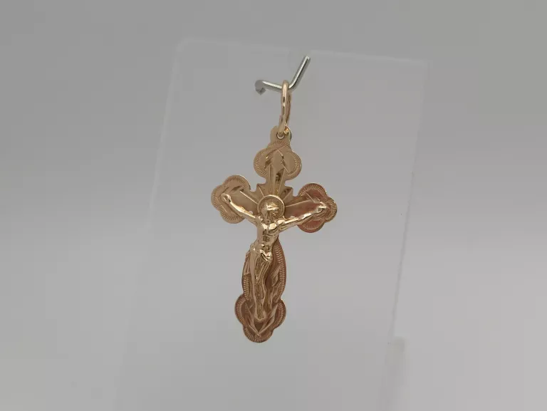 ZŁOTA ZAWIESZKA KRZYŻYK - 585 14K 1,21G