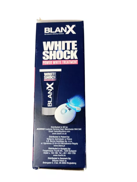 BLANX WHITE SHOCK ZESTAW WYBIELAJĄCY LAMPA LED