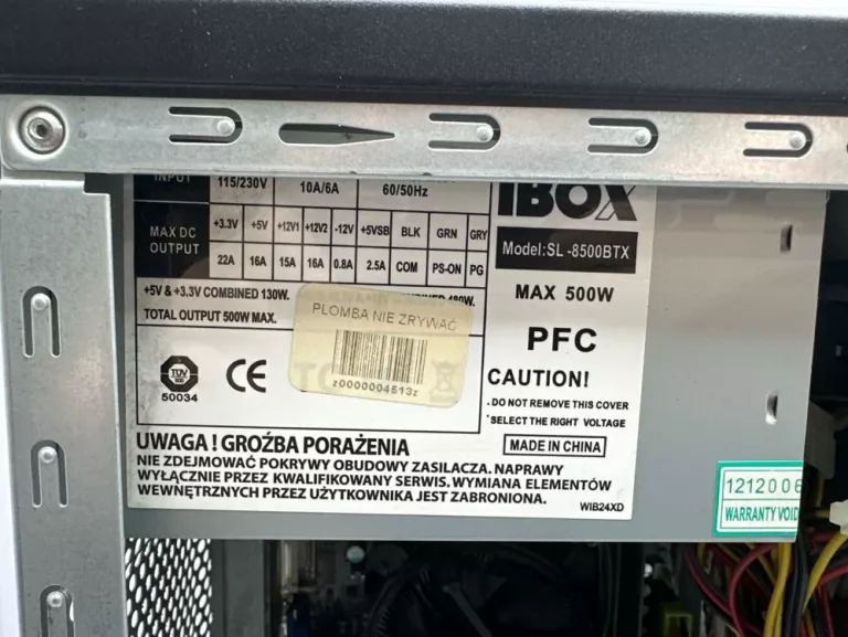 INTEL CORE I5-3470 8GB/1TB HDD / NVIDIA GEFORCE GTX 550 TI / WIN10