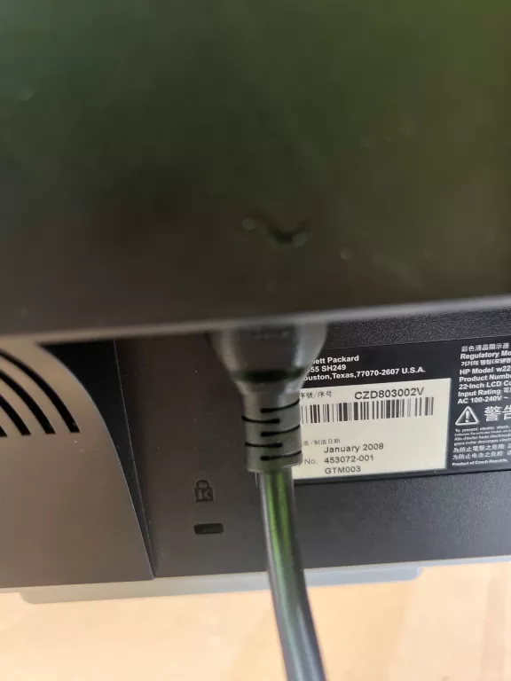 MONITOR HP 20555 SH249