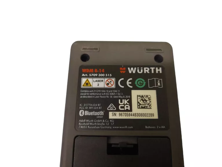 WURTH DALMIERZ LASEROWY WDM 8-14