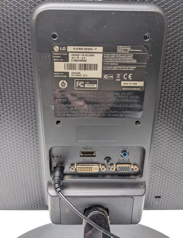 MONITOR LG 23EA63V-P Z ZASILACZEM