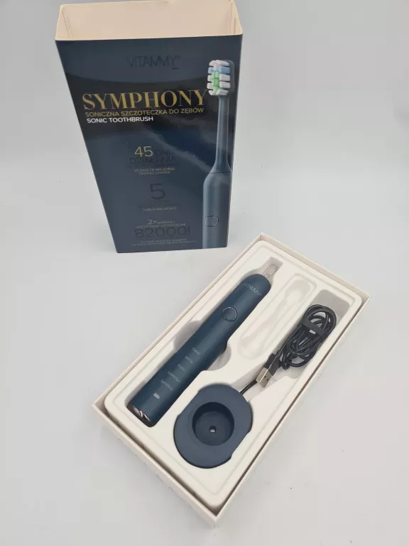 SZCZOTECZKA SONICZNA ELEKTRYCZNA DO ZĘBÓW VITAMMY SYMPHONY BLUE