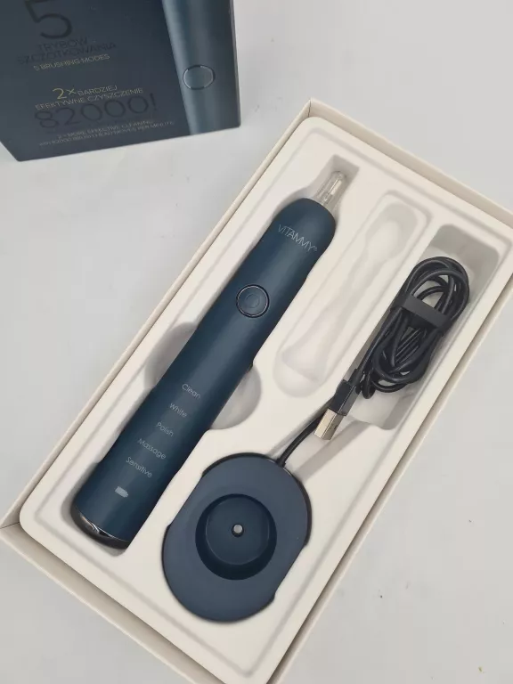 SZCZOTECZKA SONICZNA ELEKTRYCZNA DO ZĘBÓW VITAMMY SYMPHONY BLUE