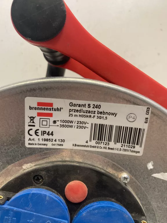 PRZEDŁUŻACZ BRENNENSTUHL GARANT S IP44