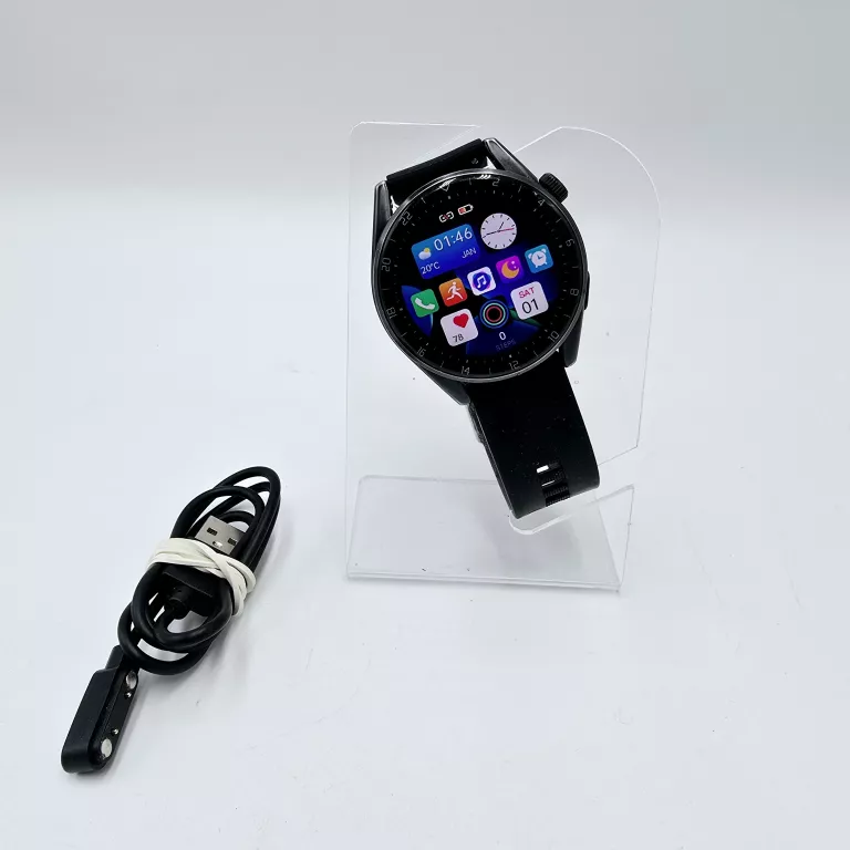 SMARTWATCH MĘSKI RUBICON RNCE78 + ŁADOWARKA