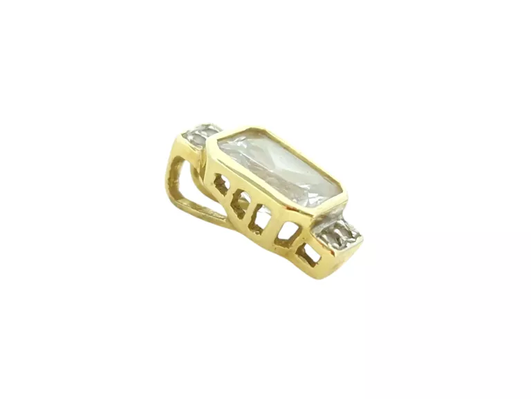 PIĘKNY ZŁOTY DELIKATNY WISIOREK 1,06G 585 14K 11MM