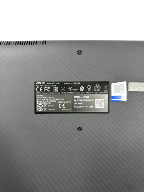 LAPTOP ASUS VIVOBOOK A509FA 15,6"