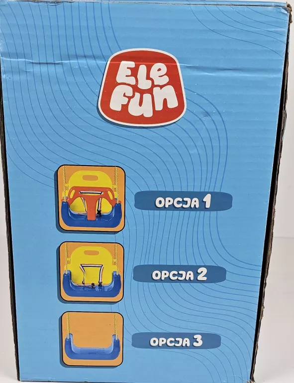 ELEFUN SWING HUŚTAWKA 3W1 NIEBIESKO/ŻÓŁTA