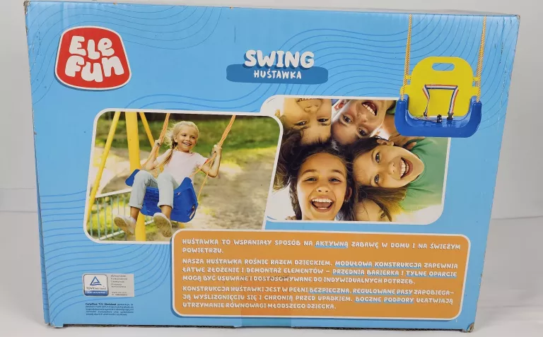 ELEFUN SWING HUŚTAWKA 3W1 NIEBIESKO/ŻÓŁTA