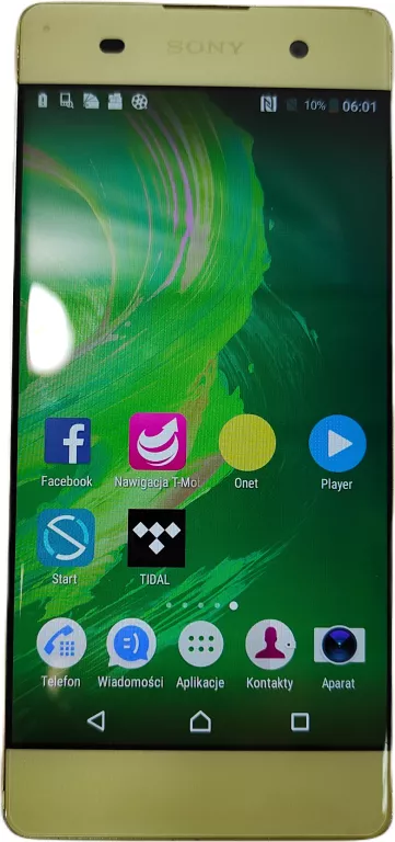 TELEFON SMARTFON SONY XPERIA XA 5" 2 GB / 16 GB DUAL SIM ZŁOTY