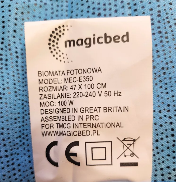 BIOMATA FOTONOWA MAGICBED MEC-E350 / 100W / 47 X 100 CM