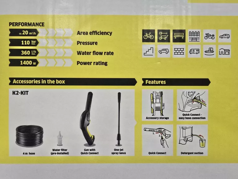 MYJKA CIŚNIENIOWA KARCHER K2 1400W