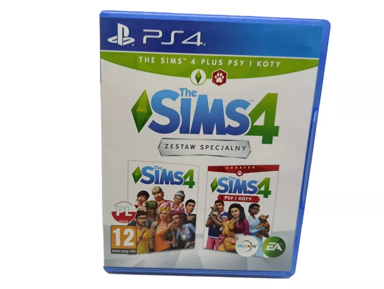 THE SIMS 4 + DODATEK PSY I KOTY PL (PS4)