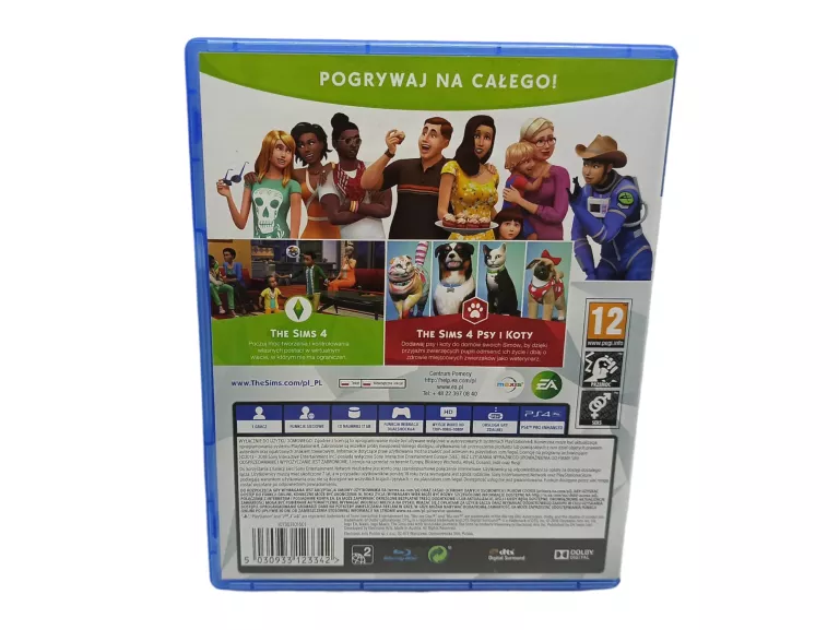 THE SIMS 4 + DODATEK PSY I KOTY PL (PS4)