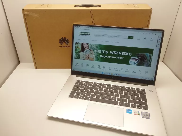 LAPTOP HUAWEI MATEBOOK D15 15,6 I5 11TH 8GB/512GB