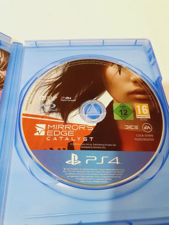 GRA NA PS4 MIRROR'S EDGE CATALYST PL