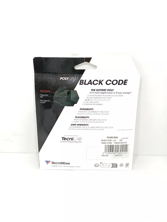 TECNIFIBRE BLACK CODE 1.24 - NACIĄG TENISOWY