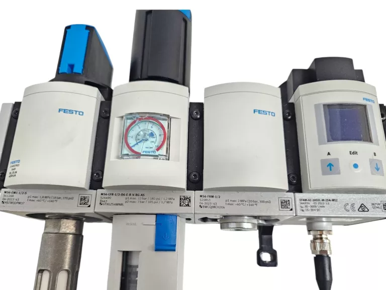 FESTO MS6 4 SEKCJE STACJA PRZYGOTOWANIA POWIETRZA SFAM-62-3000L-M-25A-M12