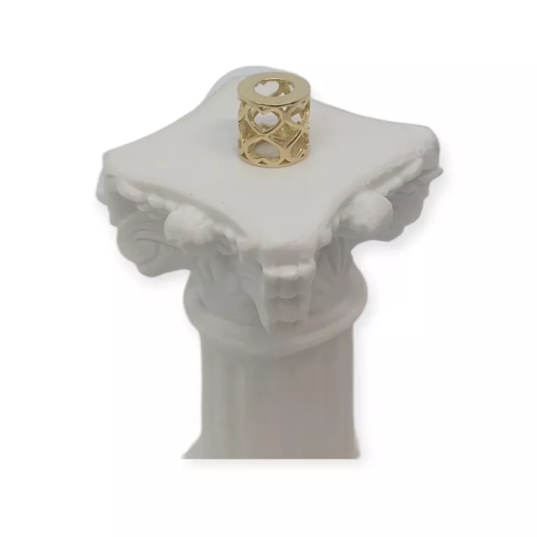 ZŁOTY CHARMS AŻUROWE SERCA 14K W:1,16