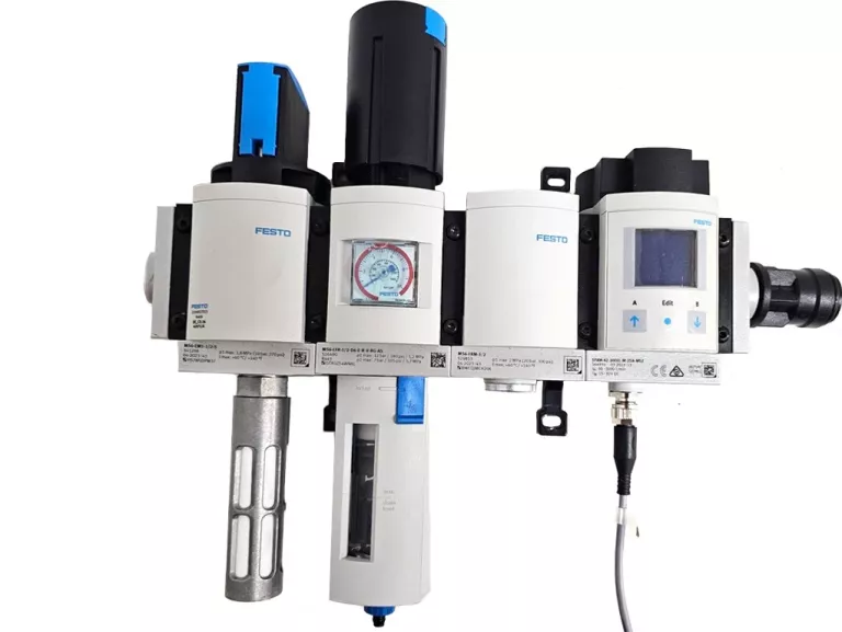 FESTO MS6 4 SEKCJE STACJA PRZYGOTOWANIA POWIETRZA SFAM-62-3000L-M-25A-M12