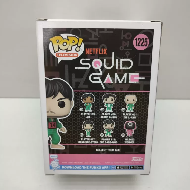 FUNKO POP PLAYER 218: CHO SANG-WOO 1225 / SQUID GAME
