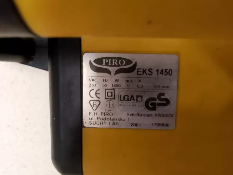 PIŁA ŁAŃCUCHOWA PIRO EKS 1450 1450W 230V
