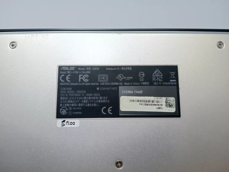 LAPTOP ASUS CHROMEBOOK C523 4GB/ 32GB