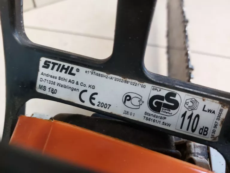PIŁA SPALINOWA STIHL MS 180