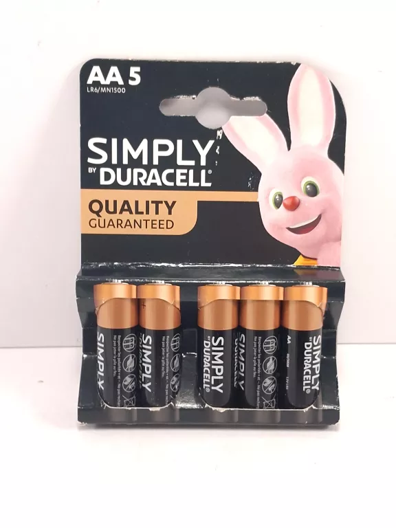 BATERIE ALKALICZNE DURACELL AA 5SZT