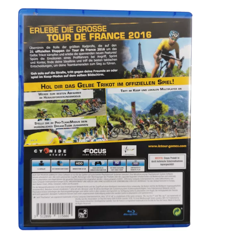 TOUR DE FRANCE 2016 PS4