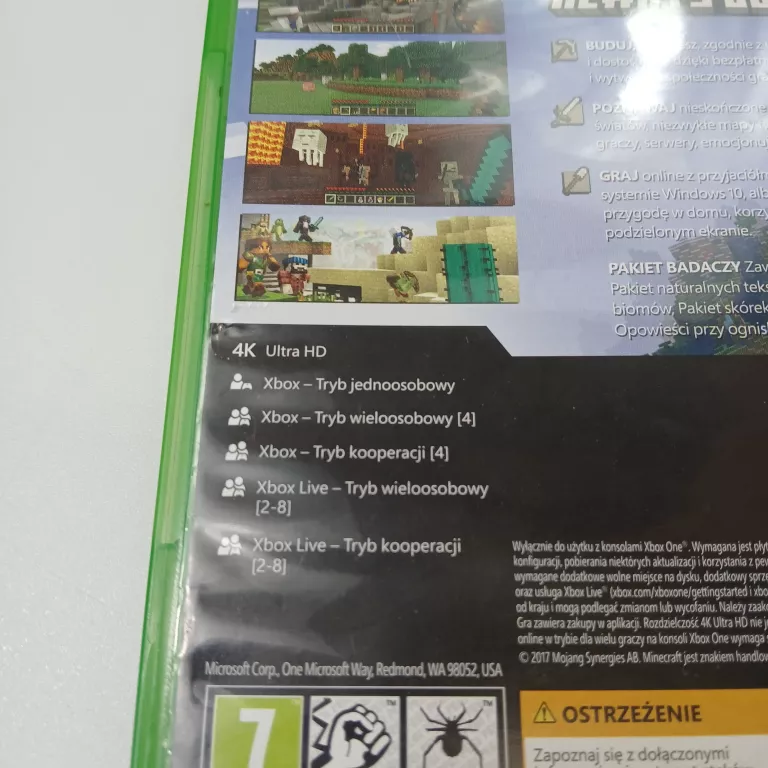 GRA XBOX ONE MINECRAFT