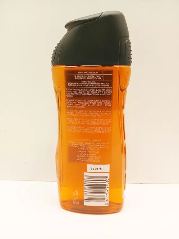 ADIDAS POWER BOOSTER ŻEL POD PRYSZNIC NEW CLEANER FORMULA 250ML