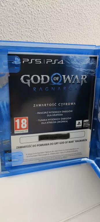 GRA PS4 GOD OF WAR RAGNAROCK PL