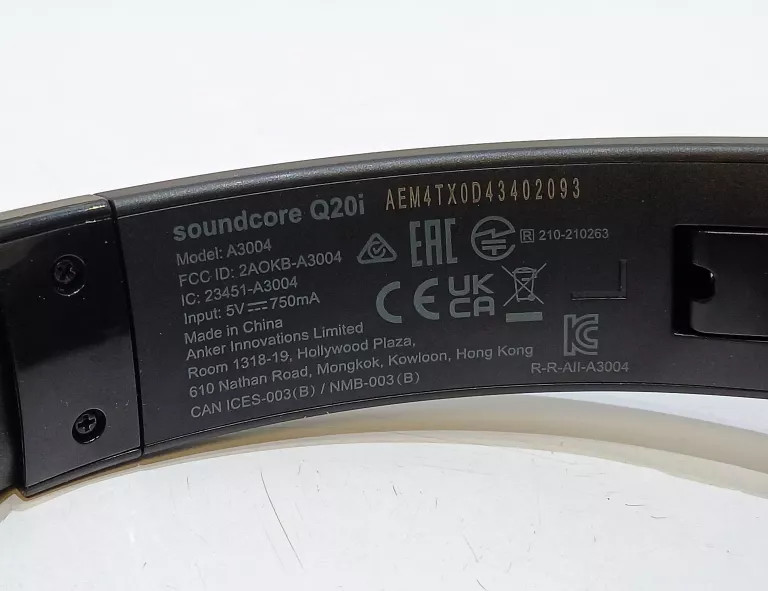 SŁUCHAWKI SOUNDCORE Q20I