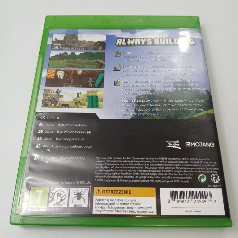 GRA XBOX ONE MINECRAFT