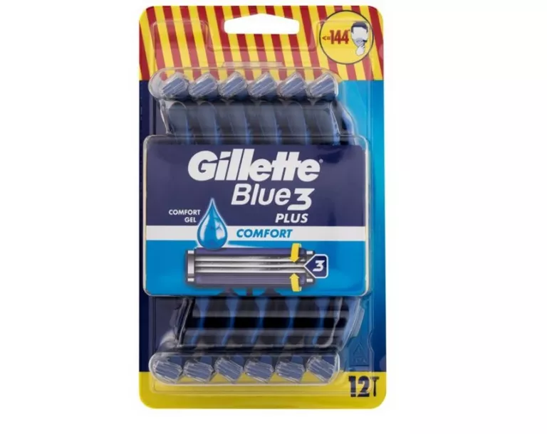 MASZYNKI JEDNNORAZOWE DO GOLENIA GILLETTE BLUE 3 PLUS COMFORT 12SZTUK