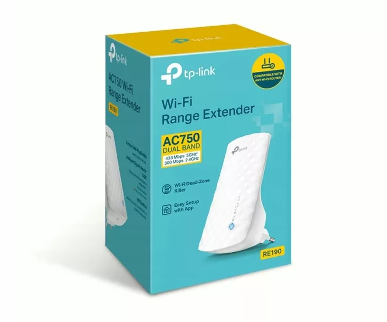 WZMACNIACZ SYGNAŁU ZASIĘGU WIFI TP-LINK RE190