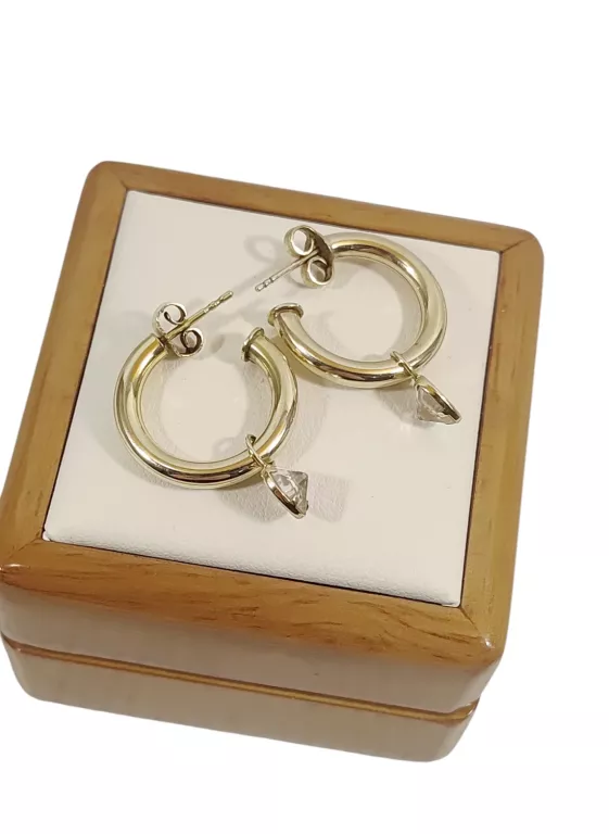 ZŁOTE KOLCZYKI KÓŁKA PR333 3,06G 2CM