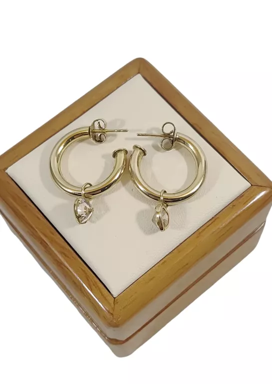 ZŁOTE KOLCZYKI KÓŁKA PR333 3,06G 2CM