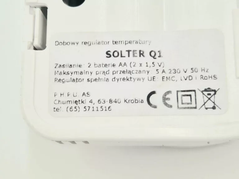 REGULATOR TEMPERATURY SOLTER Q1