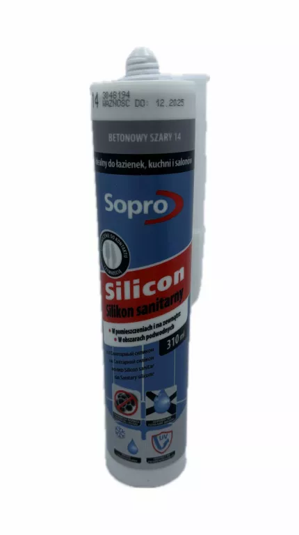 SOPRO SILIKON BETONOWO-SZARY 14 310ML
