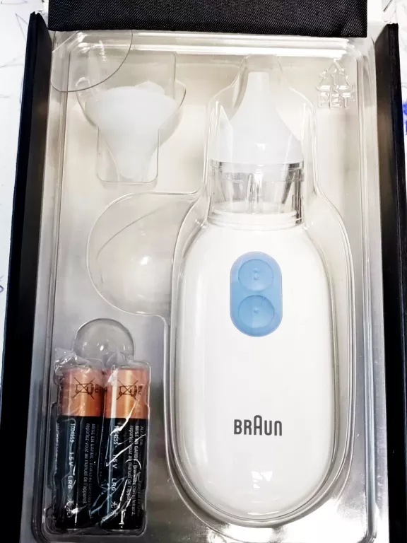 ASPIRATOR ELEKTRYCZNY DO NOSA NA KATAREK ODCIĄGACZ KATARU 2TRYBY BRAUN BNA