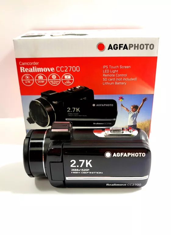 KAMERA CYFROWA  AGFA PHOTO REALIMOVE CC2700  KOMPLET
