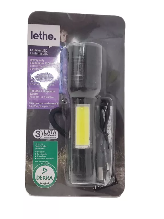 LATARKA AKUMULATOROWA LETHE  OD-2148 LED 3 W