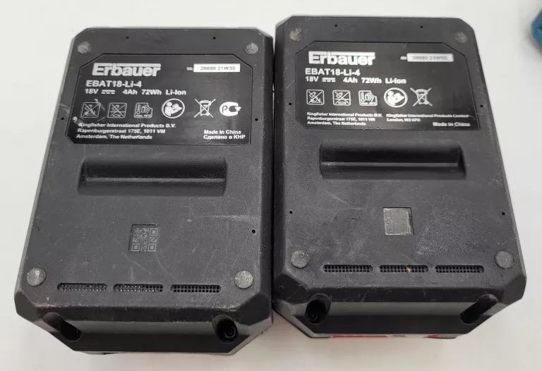 WKRĘTARKA ERBAUER ECD18-LI-2 +2XAKU 4AH 18V