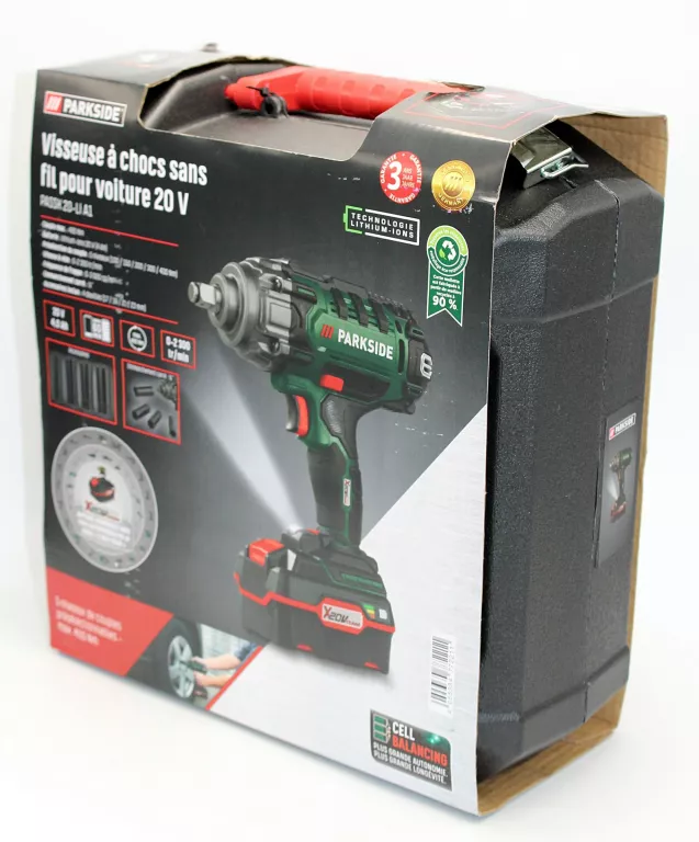AKUMULATOROWY KLUCZ UDAROWY PARKSIDE PASSK 20-LI A1 20 V