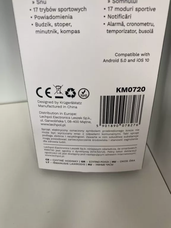 SMARTWATCH KRUGER MATZ KM0720